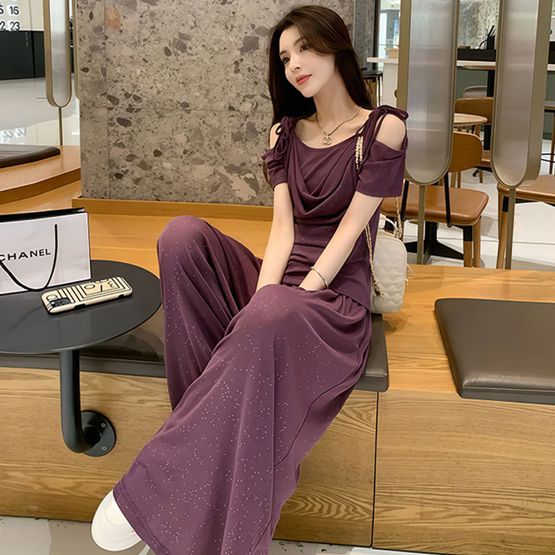 亮片鏤空兩件套