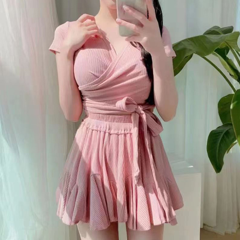 遮肚顯瘦女泳衣