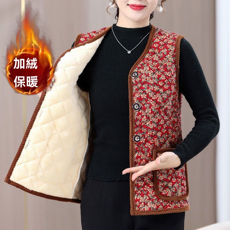 時尚保暖棉馬甲